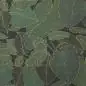Preview: 20 Servietten Blätter fein gezeichnet mit grün und gold 33cm