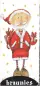 Preview: 10 Taschentücher Weihnachten Rentier Elch und Santa zum Nikolaus, 1 Packung