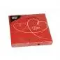 Mobile Preview: 20 napkins love curved hearts 33cm