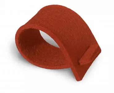 4 napkin Ring Felt red