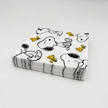 Snoopy Servietten (20er Pack) | Peanuts Fan-Artikel für den Tisch