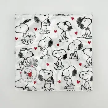 Snoopy Love Servietten (20er Pack) | Peanuts Fan-Artikel