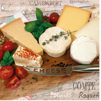 20 napkins cheese Celebration food 33cm
