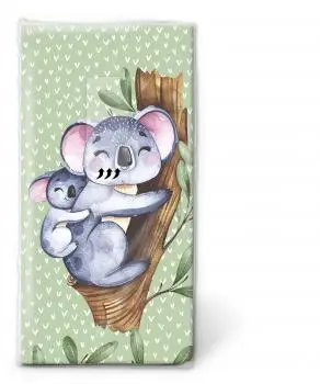 10 Taschentücher Koalas im tropischen Wald