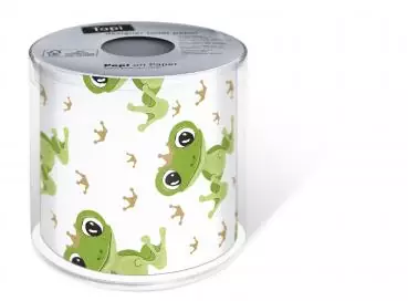 1 Toilettenpapier Frosch Froschkönig Kindergeburtstag 200 Blatt, 3-lagig