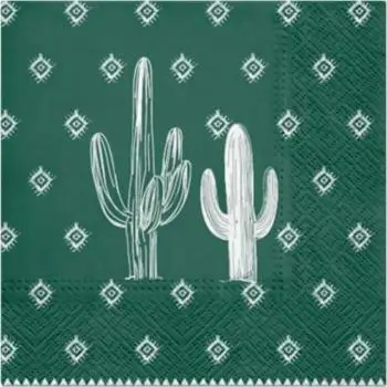 20 Servietten lustiger Schneemann im Wald mit Geschenken zu Weihnachten 33cm