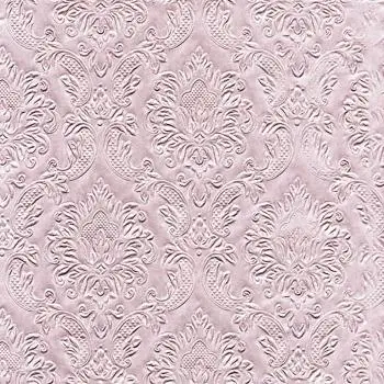 16 Embossed Dinner napkins 40cm Moments Ornament soft pink