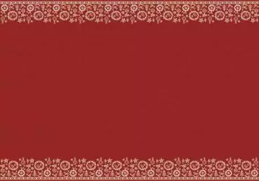 1 Tischdecke 138x220cm, rot Weihnachten aus Edelvlies
