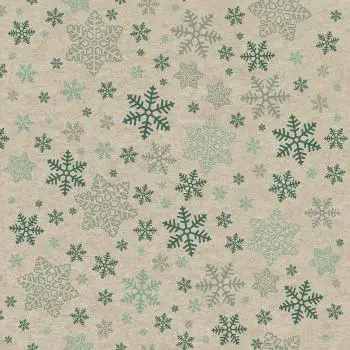 25 Napkins Snowflakes pattern Recycling Tissue 33cm
