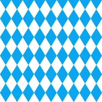 20 Servietten Bayernraute Raute Bayern bayrisch Oktoberfest karo blau 33cm