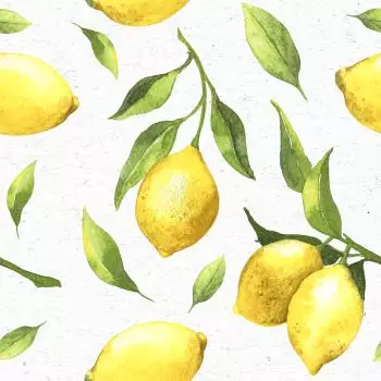 20 Servietten Früchte des Südens Zitronen 33x33 cm