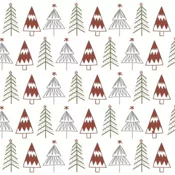 20 napkins Fun trees Red 24cm