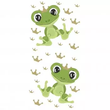 10 Taschentücher Frosch Froschkönig Kindergeburtstag 22x21 cm