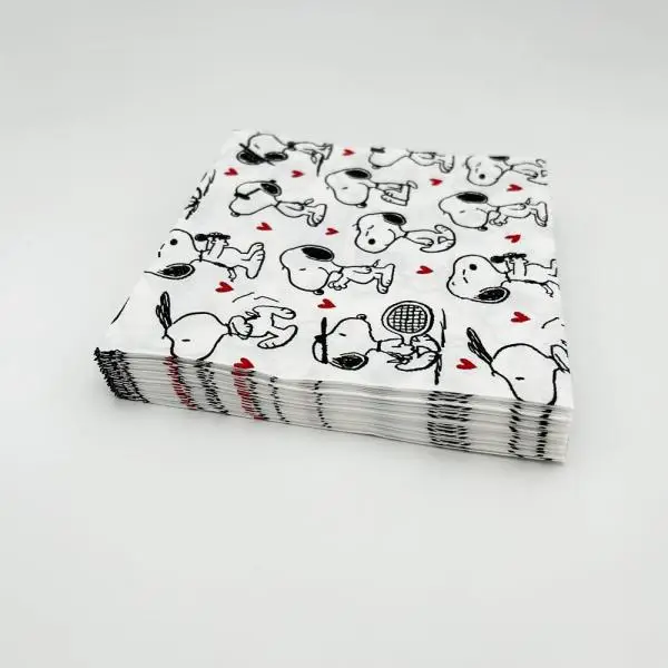 Snoopy Love Servietten (20er Pack) | Peanuts Fan-Artikel