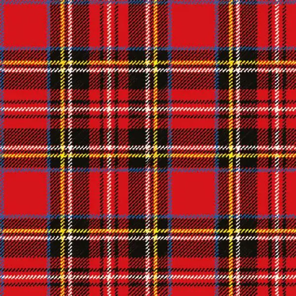 20 Servietten Schottisches Karo rot als Tischdeko für alle Feierlichkeiten 33cm