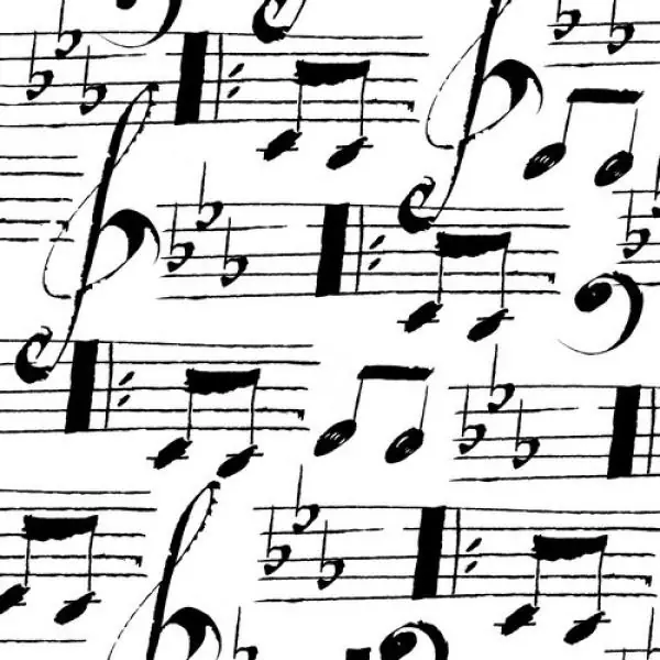 20 Servietten Musik Notenzeilen Noten als Tischdeko 33cm