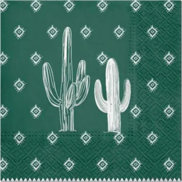 20 Servietten lustiger Schneemann im Wald mit Geschenken zu Weihnachten 33cm