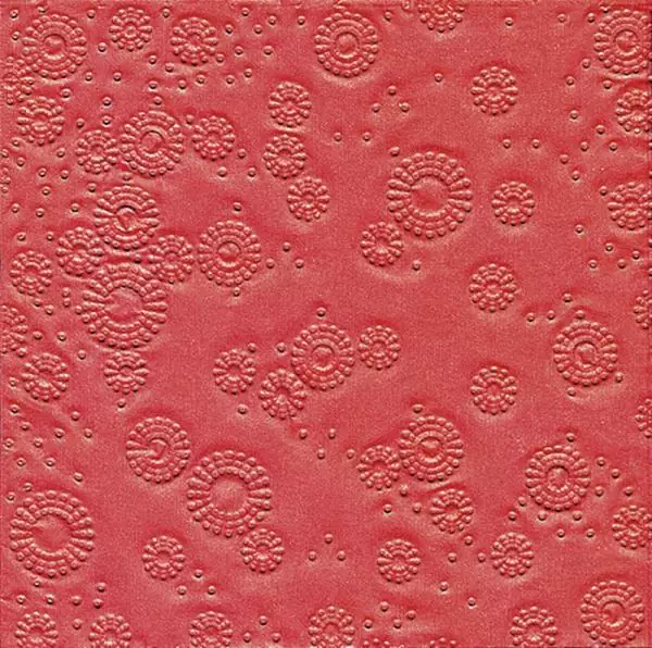 16 Marked lunchnapkins Moments "Uni red" 33cm