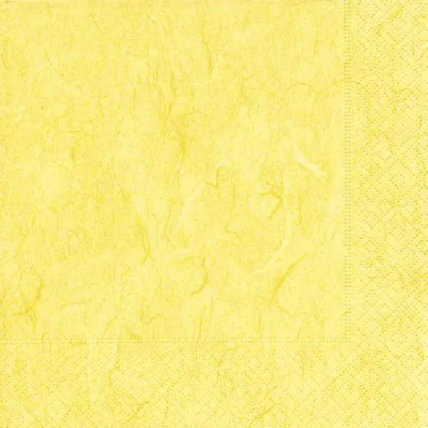 20 Lunch Napkins Pure yellow 33x33 cm,