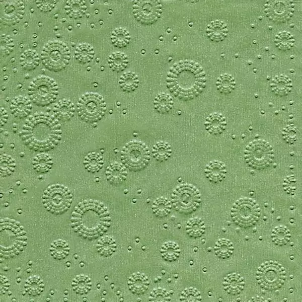 16 Servietten 40cm geprägt Momente Uni waldgrün