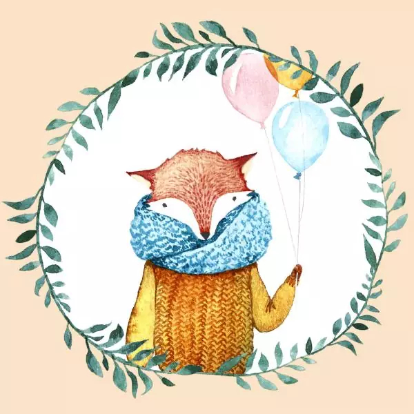 20 napkins Fox Balloons 33cm