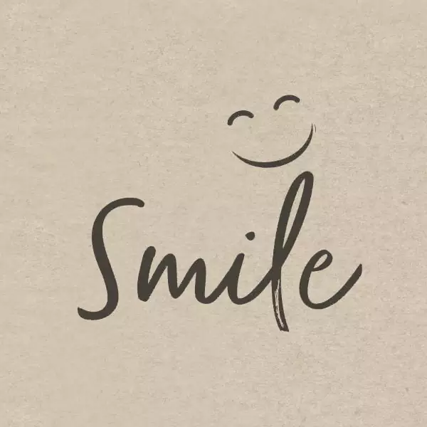 25 Servietten Sprüche Smile - ein schöner Tag Recycling umweltfreundlich 33x33 cm