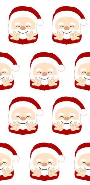 10 Taschentücher Santa Weihnachtsmann Nikolaus Kinder 10 Stück in der Packung