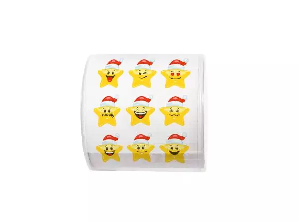 1 Toilet paper Topi Santa Stars 200 Blatt, 3-lagig