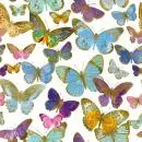 20 Cocktail Servietten Goldene Schmetterlinge Butterflies Tiere Sommer 25cm