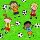 20 lunch napkins children with soccer ball 33cm