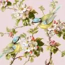 20 lunch napkins blue tit with cherry blossom birds spring 33cm