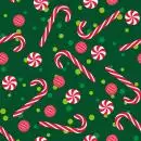 20 Lunch Napkins Candy Canes 33cm