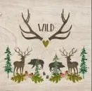 20 napkins wild | Hunting | Deer | Wild boar 33cm