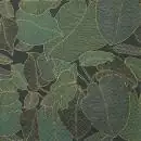 20 Servietten Blätter fein gezeichnet mit grün und gold 33cm