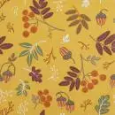 20 Servietten Herbst Kollektion in Orange mit Blüten und Eicheln – stimmungsvolle Tischdeko