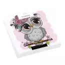 20 napkins funny owl in cartoon style for children's birthday 33cm