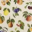 20 Servietten Recycling-Papier Gartenobst | Früchte | Obst | Sommer Apfel Kirsche Birne Pflaume als Tischdeko 33cm
