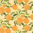 20 Servietten Zitronen & Citrus Blätter – Fruchtige Sommer Tischdeko 33x33 cm