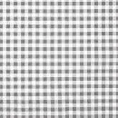 20 napkins gray and white check pattern 33cm