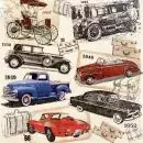 20 lunch napkins Oldtimer Autos Classic Car Vintage 33cm