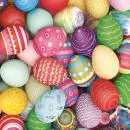 20 napkins Colorful Easter eggs Easter decoration 33cm