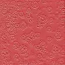 16 Marked lunchnapkins Moments "Uni red" 33cm