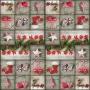 20 lunch napkins Christmas winter gifts patchwork 33cm