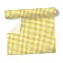 1 table runner New Vichy yellow Size 360x40 cm