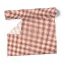 1 table runner New Vichy red Size 360x40 cm