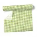 1 table runner New Vichy green Size 360x40 cm