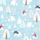 20 napkins winter polar bears in the forest 33cm