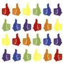 20 Cocktail Napkins Thumbs up 24cm