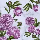 20 Lunch Napkins Lovely peonies 33cm