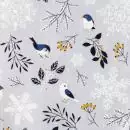20 Servietten Vögel und Zweige im Winter als Tischdeko 33cm